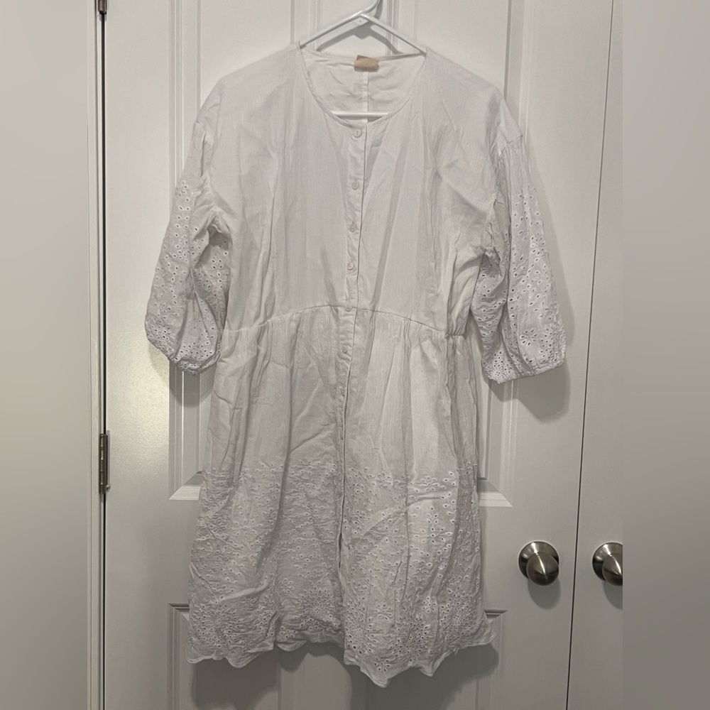 Matilda Jane White Eyelet Dress